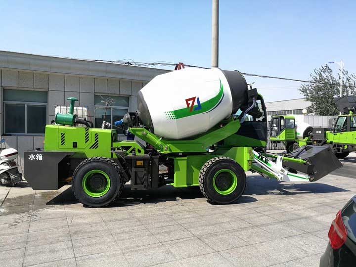 ZC-3.5 Self - loading Concrete Mixer is working in Malaysia