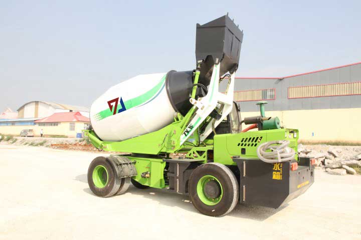 ZC-4 Self - loading Concrete Mixer is on working in Philippines
